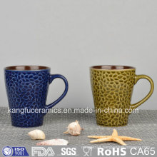 Special Shape Color Glazed Ceramic Mug